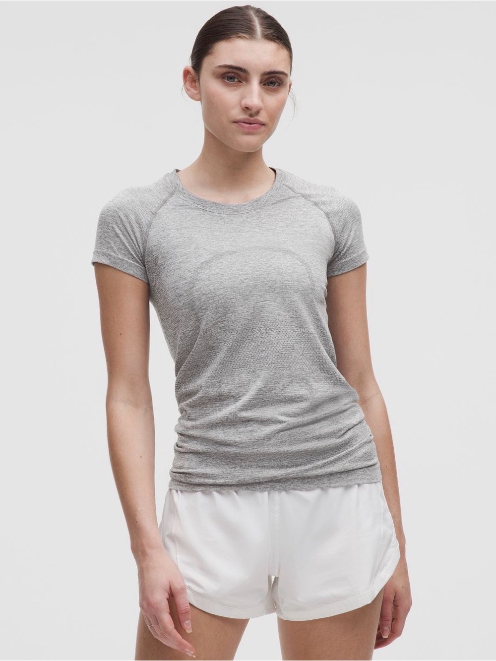 lululemon athletica Light Gray Swiftly Tech Short Sleeve Tee
